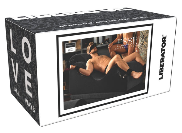 Liberator Lounger met bondage accessoires - Zwart - Liberator - SKU: 50028850000