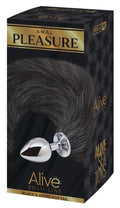 Alive Butt plug met vossenstaart - Zwart