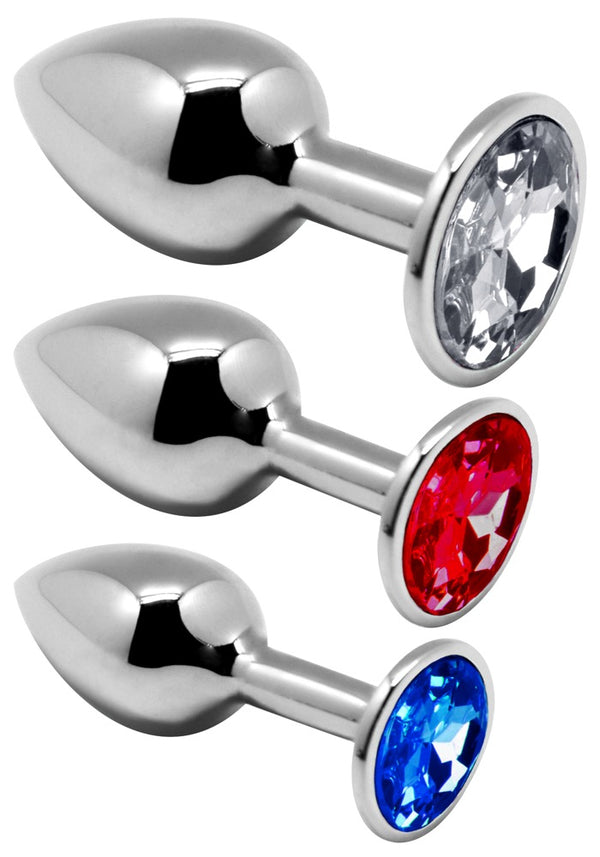 Alive Metal Plug Kit trio - Zilver - Alive - SKU: 50032020000