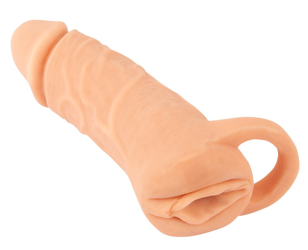 Nature Skin Uitbreiding met masturbator - Huidskleur - Nature Skin - SKU: 50033340000