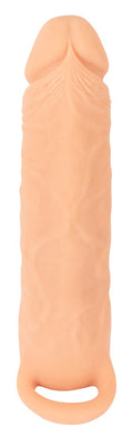 Nature Skin penissleeve 2-in-1-uitbreiding + Masturbator