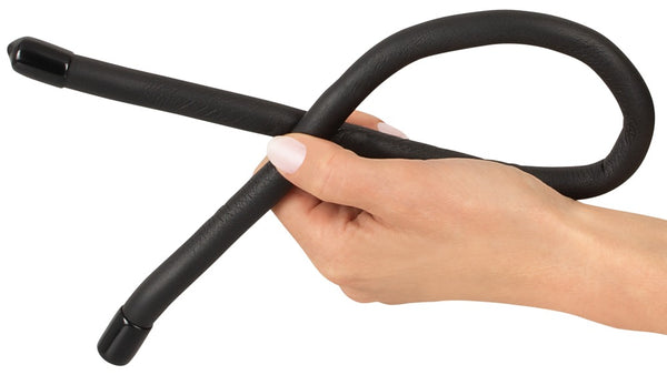 Bad Kitty Cockring buigbaar met ballenring - Zwart - Bad Kitty - SKU: 50033500000