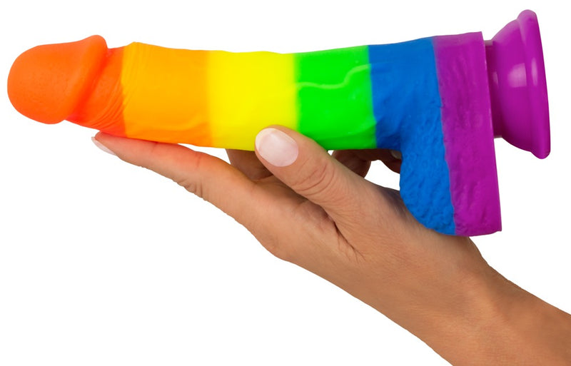 You2Toys Dildo regenboogkleurig met zuignap - Regenboog