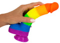 You2Toys Dildo regenboogkleurig met zuignap - Regenboog