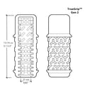 The Handy TrueGrip Gen 2 sleeve - Transparant