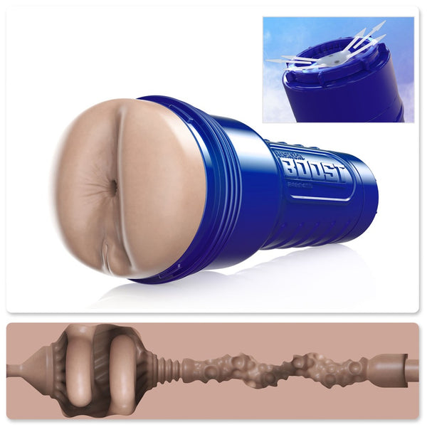 Fleshlight Pijpen met zuigkrachtregeling en Turbo Tech ringen - Huidskleur - Fleshlight - SKU: 50035040000