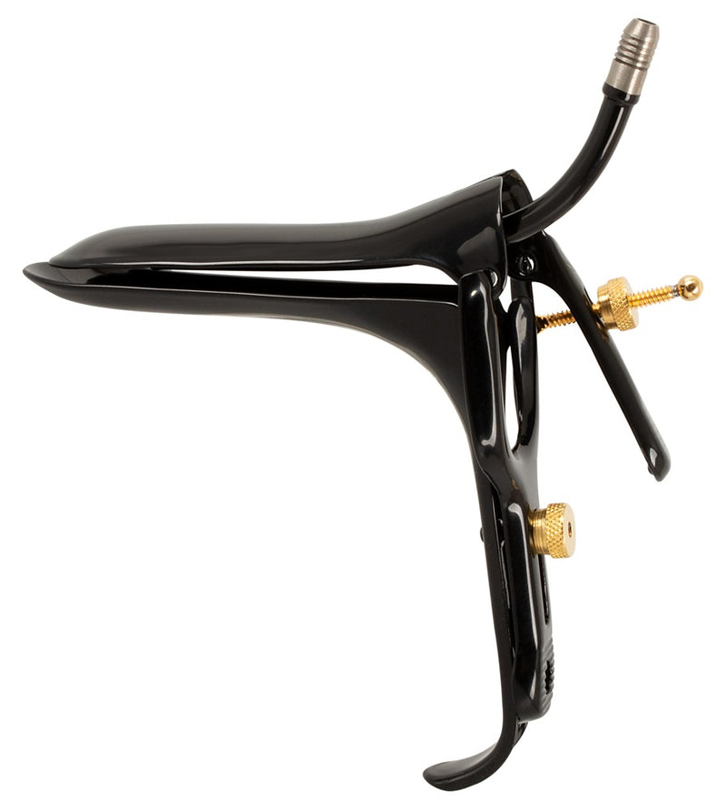 fetish Collection Speculum met lucht- en vloeistofbuis - Zwart