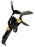 fetish Collection Speculum met lucht- en vloeistofbuis - Zwart