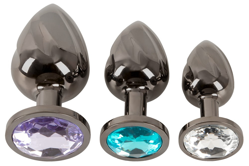 Metalen buttplug set