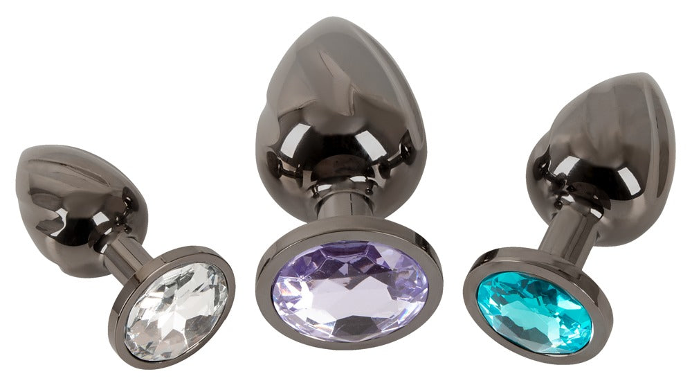 Metalen buttplug set