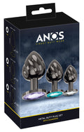 ANOS Buttplug set - Zwart