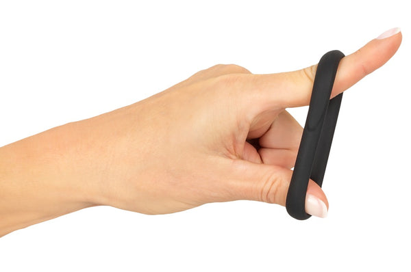 Erecto Cockring rekbaar met maritiem ontwerp - Zwart - Erecto - SKU: 50037500000