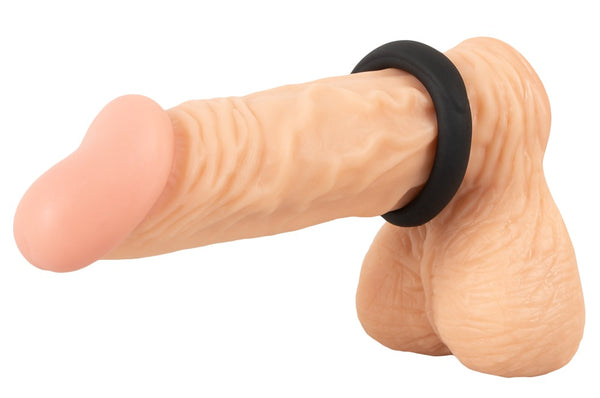 Erecto Single cock ring - Zwart - Erecto - SKU: 50037500000