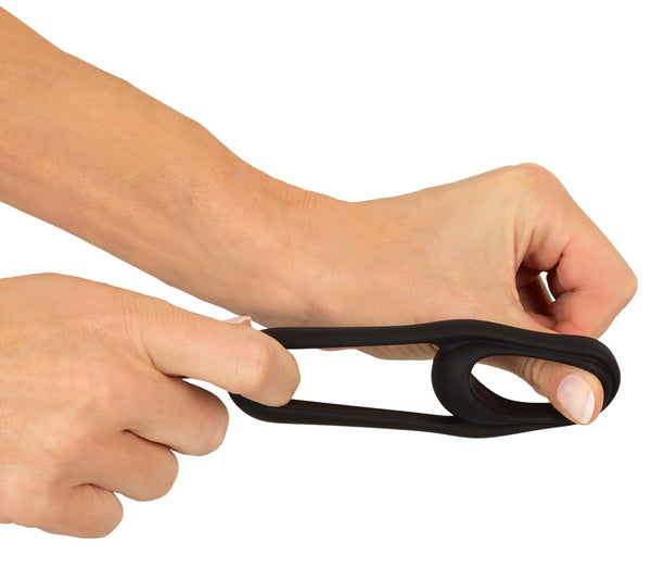 Erecto Cock & Ball Ring maritiem - Zwart - Erecto - SKU: 50037680000