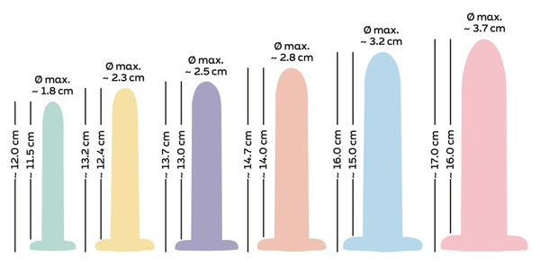 You2Toys Six in a Row dildo set - You2Toys - SKU: 50039380000