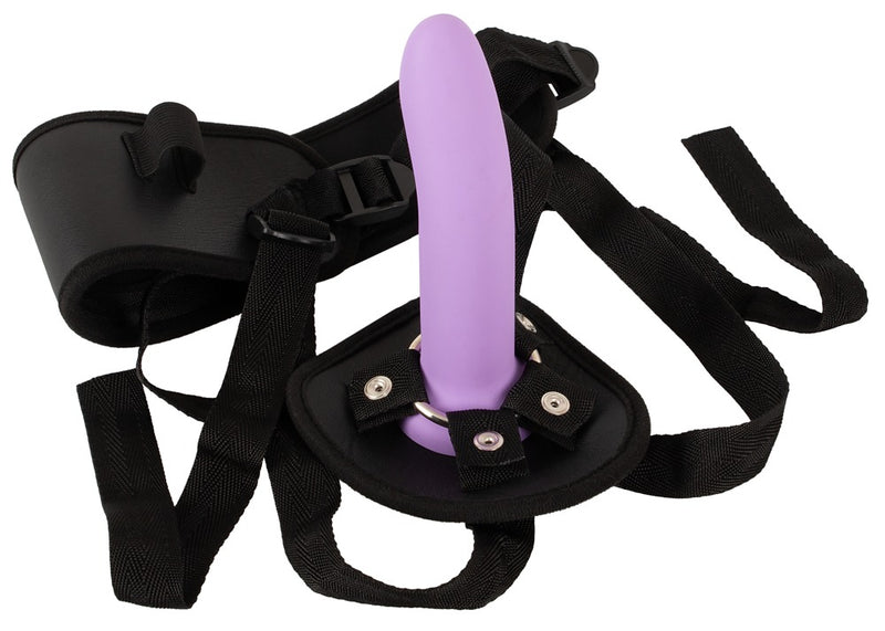 You2Toys Strap-on set met 3 dildo's en zuignap - Zwart