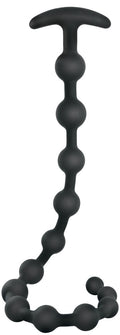 Black Velvets anal beads 13-kraal - Zwart