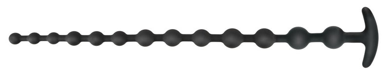 Black Velvets anal beads 13-kraal - Zwart