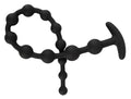 Black Velvets anal beads 13-kraal - Zwart