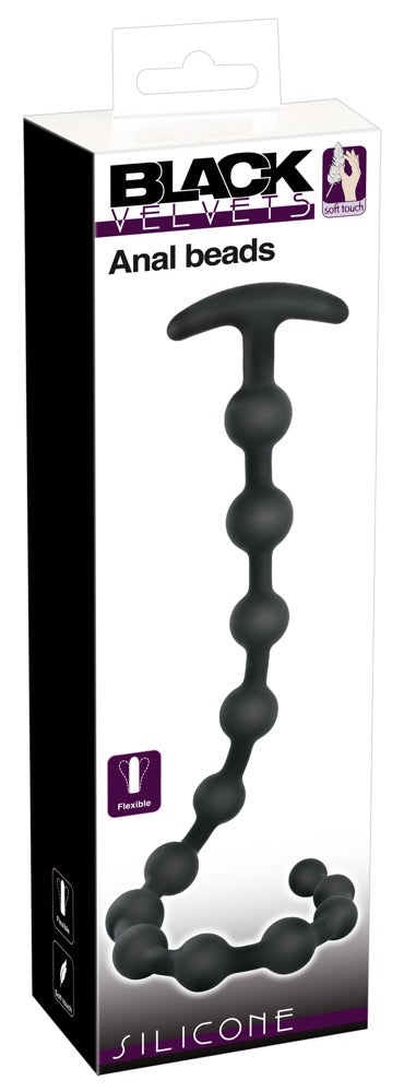 Black Velvets Anal beads - Zwart - Black Velvets - SKU: 50039540000