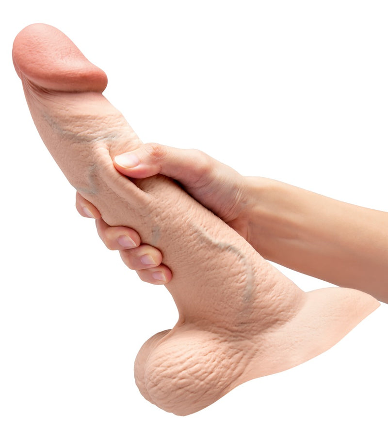 b-Vibe flexibele gebogen dildo slipskin curvy