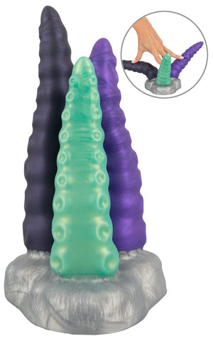 Beasty Cocks Drievoudige tentakel - Zilver
