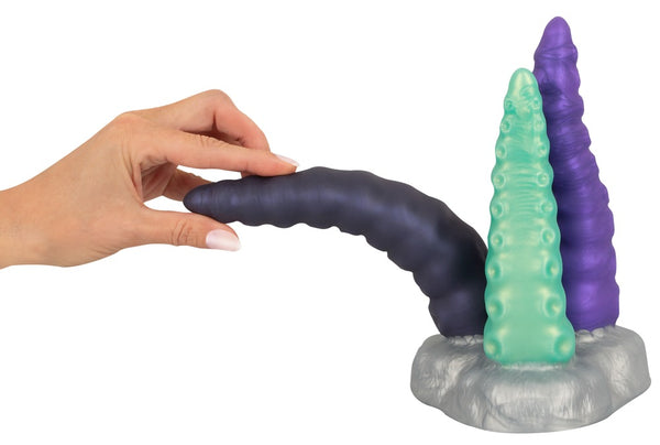 Beasty Cocks Triple Tentacle dildo - Zilver - Beasty Cocks - SKU: 50041790000