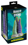 Beasty Cocks Drievoudige tentakel - Zilver