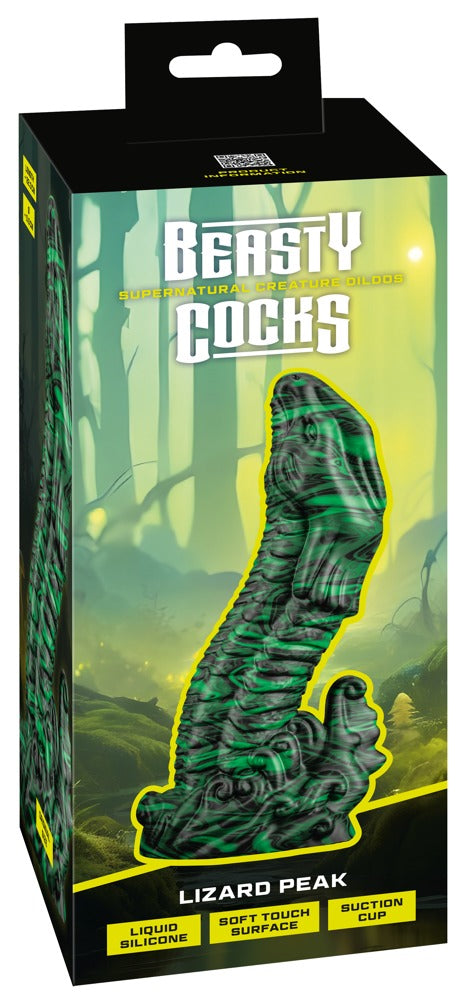 Beasty Cocks Dildo - Zwart - Beasty Cocks - SKU: 50041870000