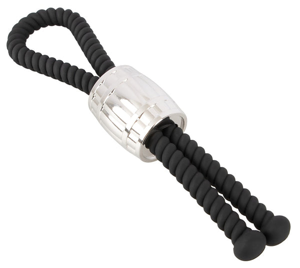 Rebel Zwaar touw restrictielasso - Zwart - Rebel - SKU: 50042330000