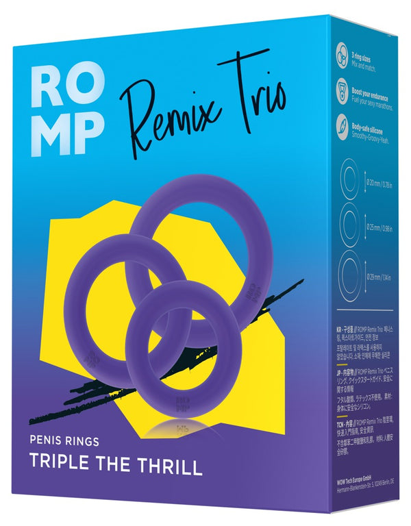 ROMP Cock ring set - Paars - ROMP - SKU: 50042920000