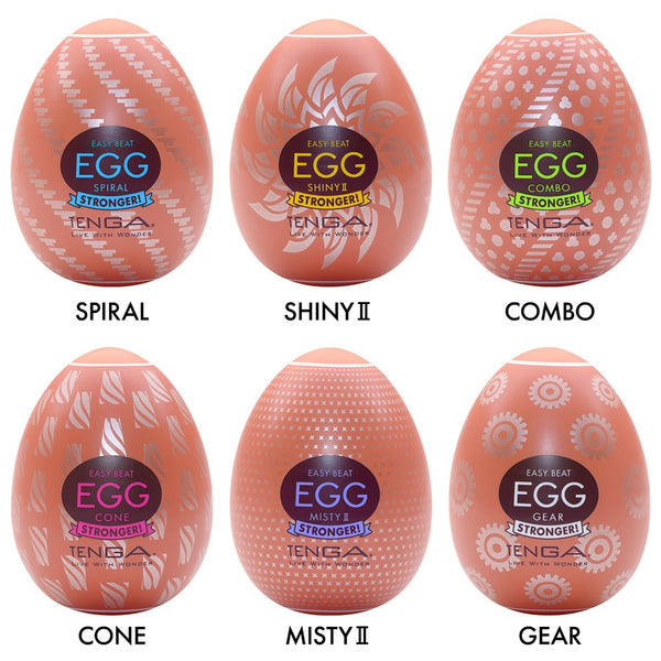 TENGA Egg Sterker-pakket van 6 stuks masturbator - Bruin - TENGA - SKU: 50045430000