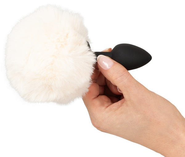 You2Toys fluffy tail maat S butt plug - Wit - You2Toys - SKU: 50045780000