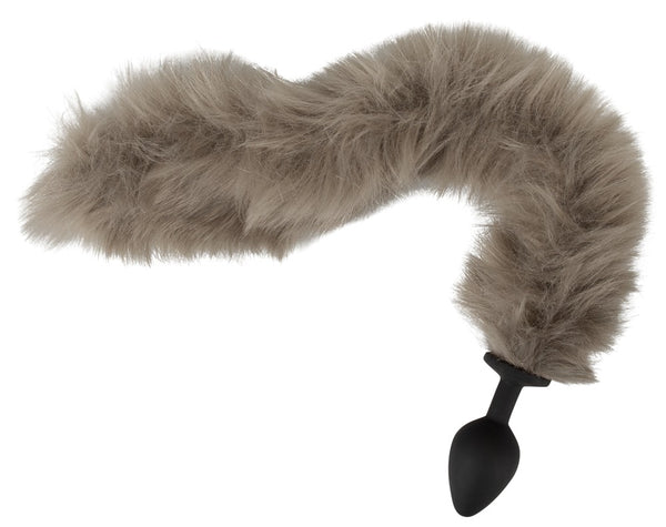 You2Toys fluffy tail anaalplug - Grijs - You2Toys - SKU: 50045860000