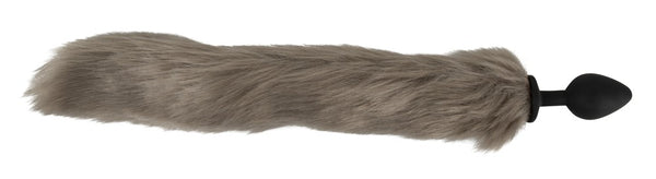 You2Toys fluffy tail anaalplug - Grijs - You2Toys - SKU: 50045860000