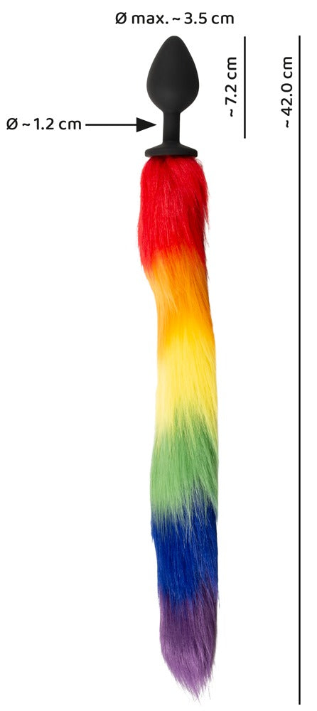 You2Toys fluffy tail pluizige staart - Zwart - You2Toys - SKU: 50046080000