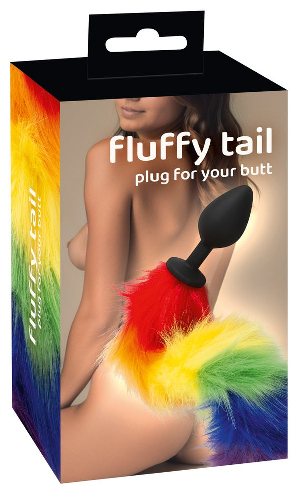You2Toys fluffy tail pluizige staart - Zwart - You2Toys - SKU: 50046080000
