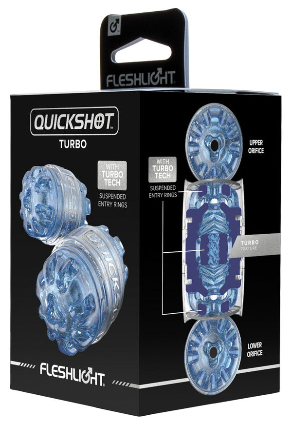 Fleshlight Quickshot Turbo masturbator - Transparant - Fleshlight - SKU: 50047480000