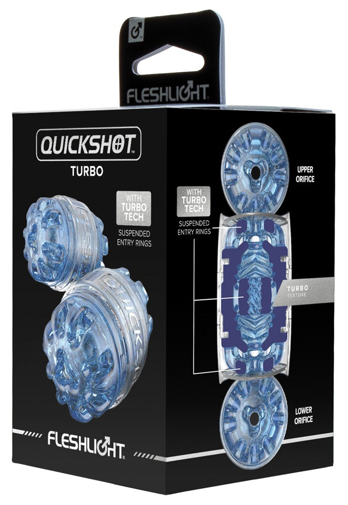 Fleshlight Quickshot Turbo masturbator - Transparant