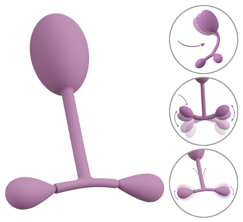 You2Toys Vaginale trainer met stuitergewichten - Paars
