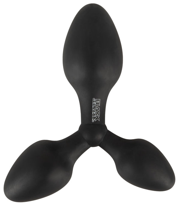 Black Velvets Triple butt plug - Zwart - Black Velvets - SKU: 50051080000