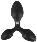 Black Velvets Triple butt plug - Zwart