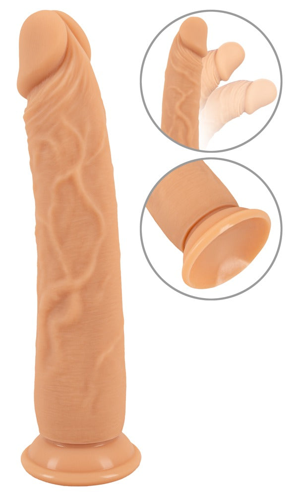 European Lover Lover Silicone! dildo - Huidskleur Licht - European Lover - SKU: 50051240000