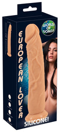 European Lover Dildo realistisch met aderen en zuignap - Huidskleur