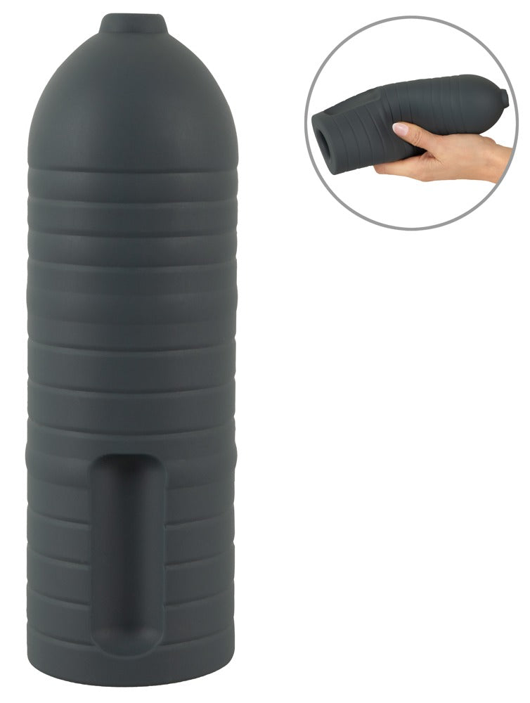 Suck-O-Mat Sleeve flexibel met performance ringen - Grijs