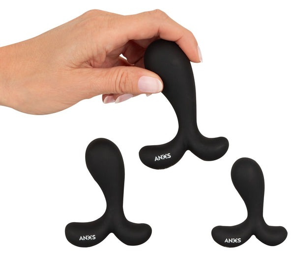 ANOS Buttplug set - Zwart - ANOS - SKU: 50052560000