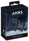 ANOS Buttplug set - Zwart
