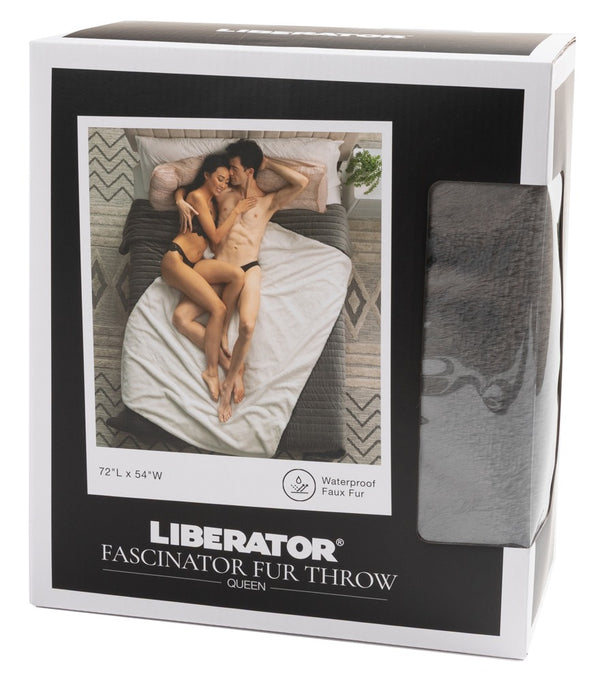 Liberator Fascinator van imitatiebont plaid - Grijs - Liberator - SKU: 50072670000