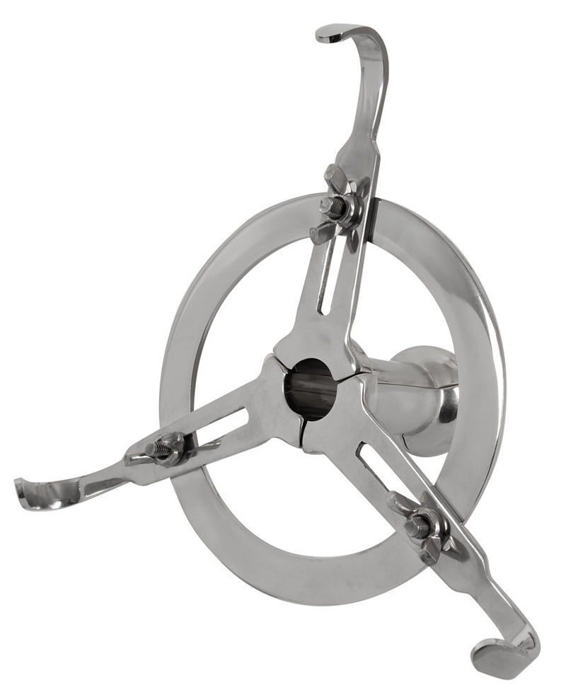 fetish Collection Anaal spreider verstelbaar met 3 schroeven - Zilver