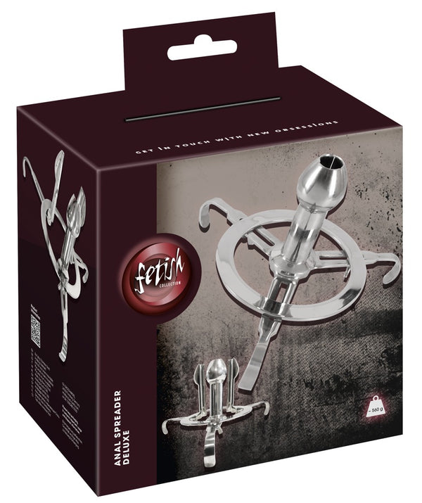 fetish Collection Anaal spreider verstelbaar met 3 schroeven - Zilver - fetish Collection - SKU: 50054850000